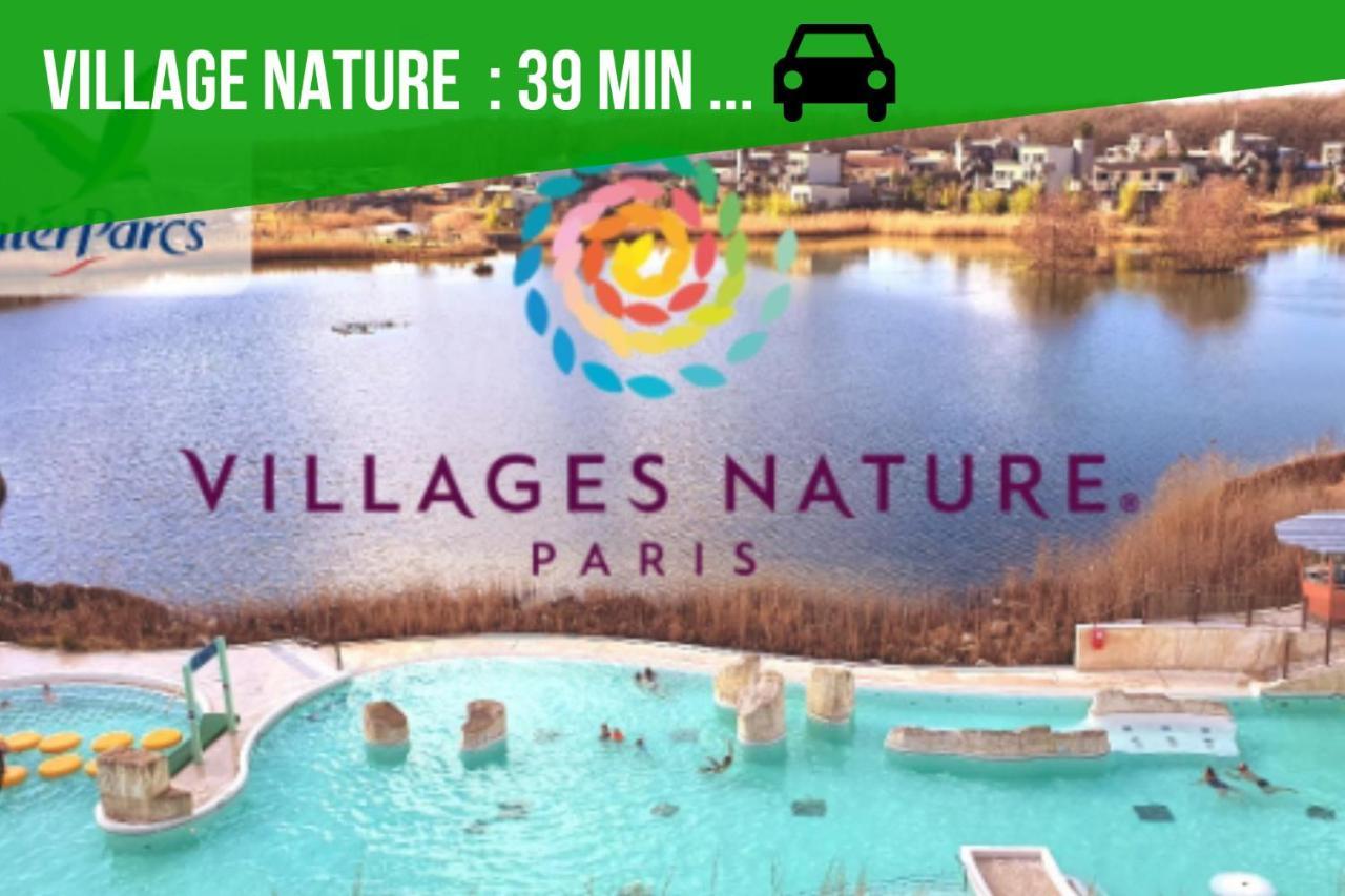 The Sunshine- Appart Cosy Proche Paris-Disney Avec Parking Prive Dans Residence Meaux Exterior photo